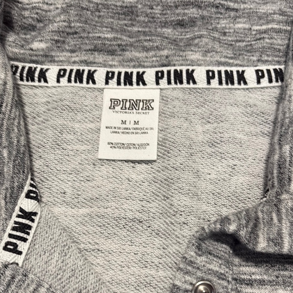 Victoria's Secret Pink Heathered Pullover - Picture 2 of 6